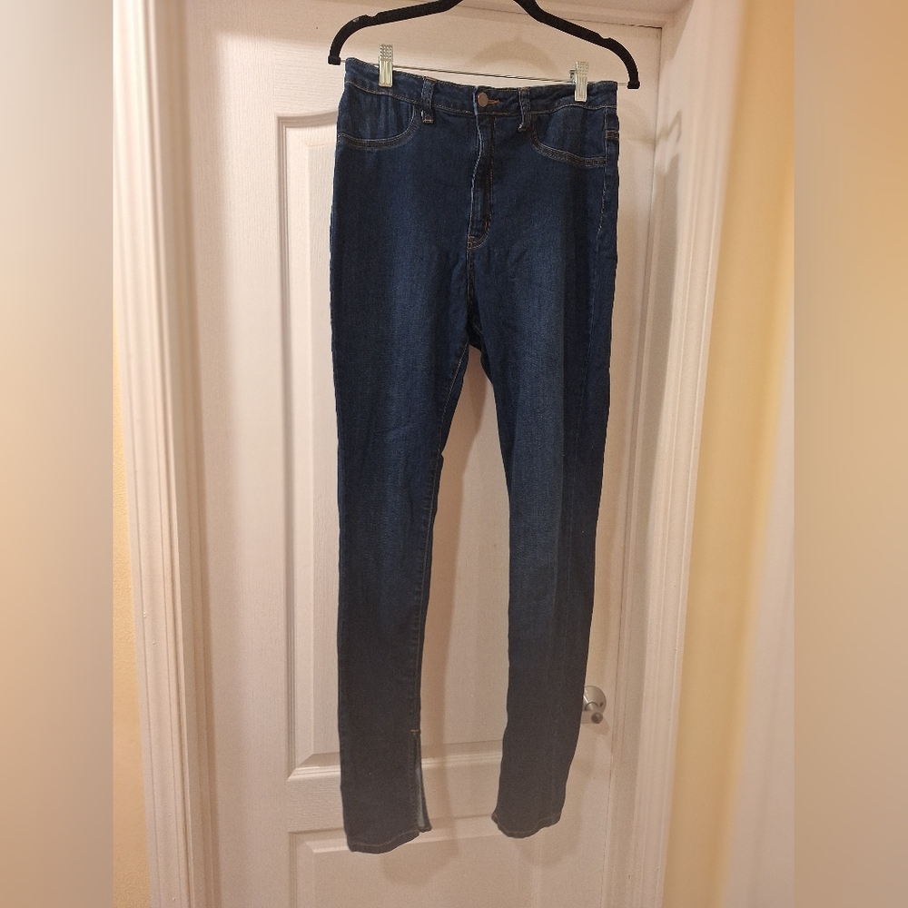 Womens Juniors Dark Wash SIZE 13 (31) AKIRA‎